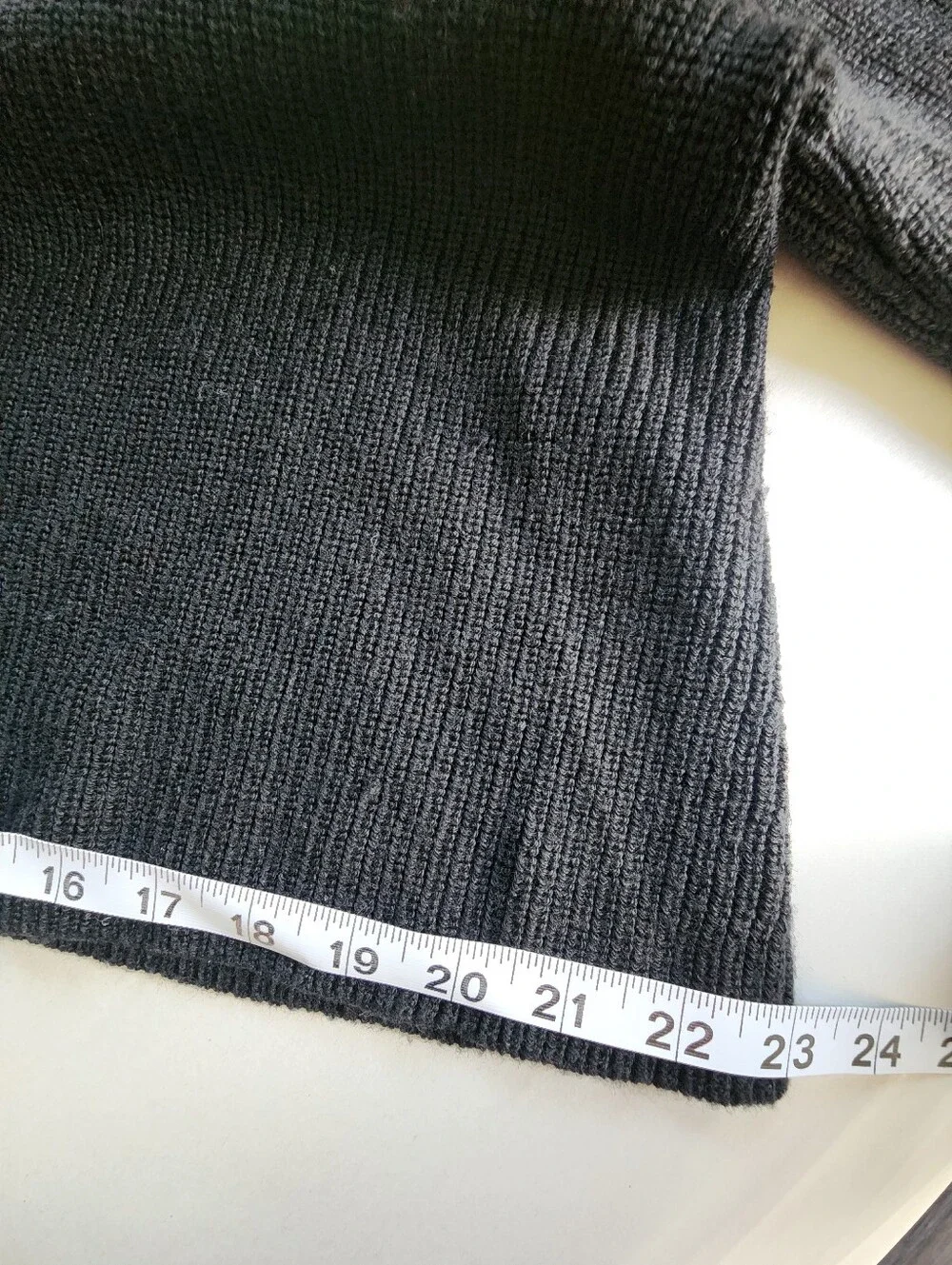 EILEEN FISHER Black Knit Color Block Long Sleeve Crew Neck Sweater Size XS